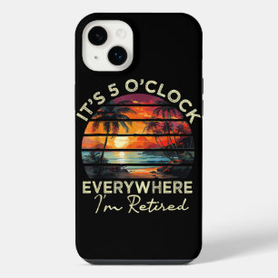 Funda Para iPhone 14 Plus Jubilación Divertida Son las 5 en Todas Partes