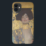 Funda Para iPhone 11 Judith I (1901) de Gustav Klimt<br><div class="desc">Judith y el jefe de Holofernes (también conocido como Judith I, alemán: Judith und Holofernes) pintado en 1901 por Gustav Klimt (Viena 1862 - Viena 1918) Judith fue la heroína bíblica que sedujo y decapitó al General Holofernes para salvar su ciudad natal de Bethulia de la destrucción el enemigo, el...</div>