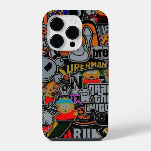 Funda Para iPhone Juego de graffitis (Reverso )