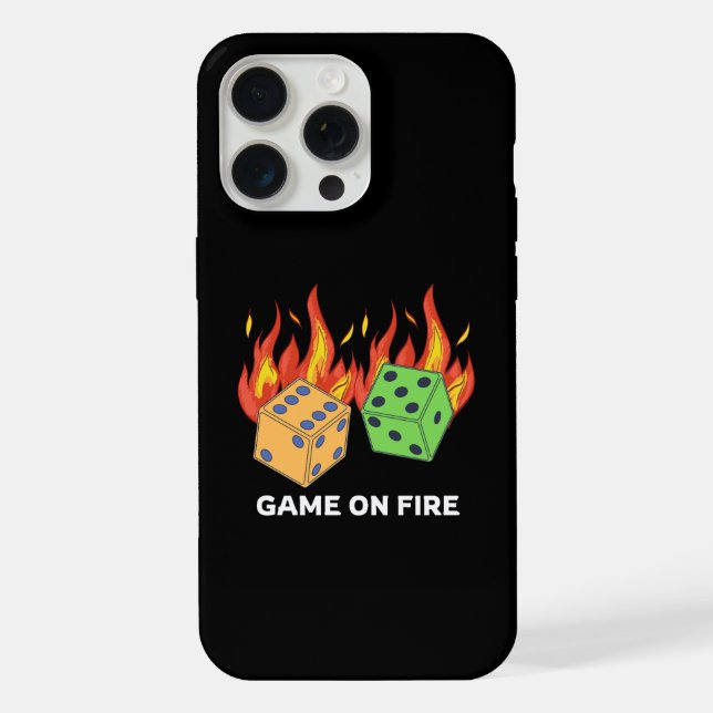 Funda Para iPhone Juego en Fuego (Reverso )