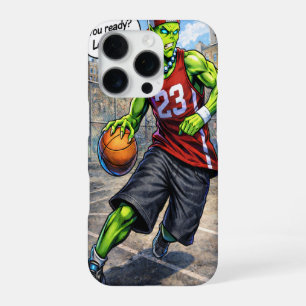 Funda Para iPhone 16 Pro Jugador de Baloncesto Alien Urbano - Arte de Estil