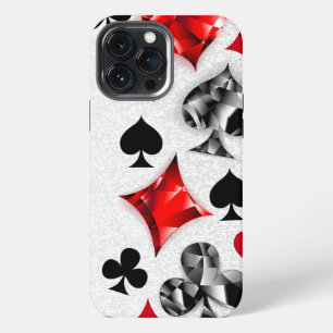 Funda Para iPhone 13 Pro Max Jugador de póquer jugador de cartas palos Las Vega