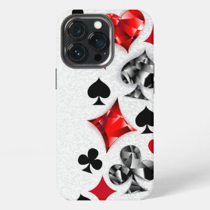 Funda Para iPhone 13 Pro Jugador de póquer jugador de cartas palos Las Vega