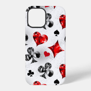 Funda Para iPhone 12 Pro Jugador de póquer jugador jugando cartas palos Las