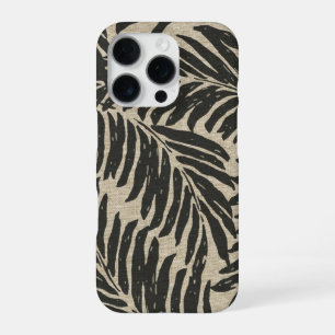 Funda Para iPhone 16 Pro Kahanu Palms Textura de línea hawaiana