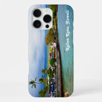 Kailua Kona Pier Hawaii pintura al óleo arte digit