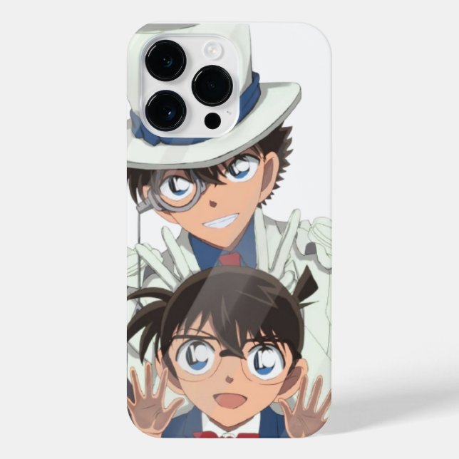Funda Para iPhone Kaito Kid vs Conan estuche para teléfono (Reverso)