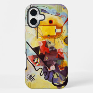 Funda Para iPhone 16 Plus Kandinsky Amarillo Rojo Azul