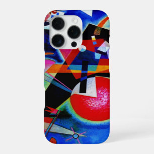 Funda Para iPhone 16 Pro Kandinsky en Azul Pintura Abstracta