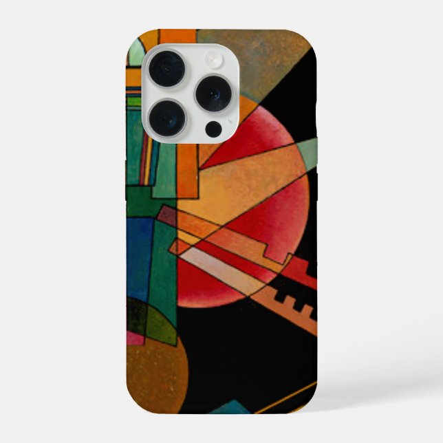 Funda Para iPhone Kandinsky - Interpretación Abstracta (Reverso )