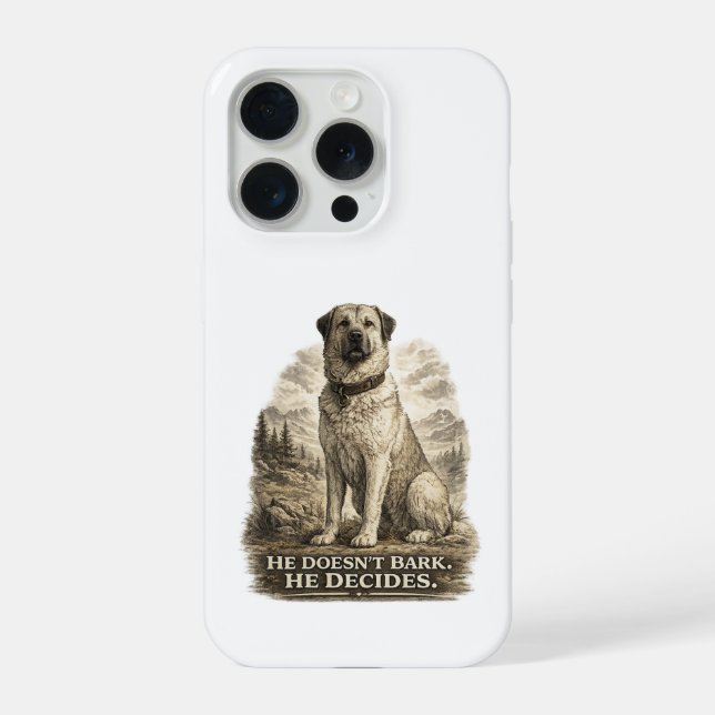 Funda Para iPhone Kangal – No ladra, decide (Reverso )