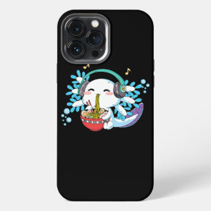 Funda Para iPhone 13 Pro Max Kawaii Anime Axolotl Ramen Fideos Mujeres Hombres 
