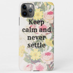 Funda Para iPhone 11Pro Max Keep calm and gratitude phrase