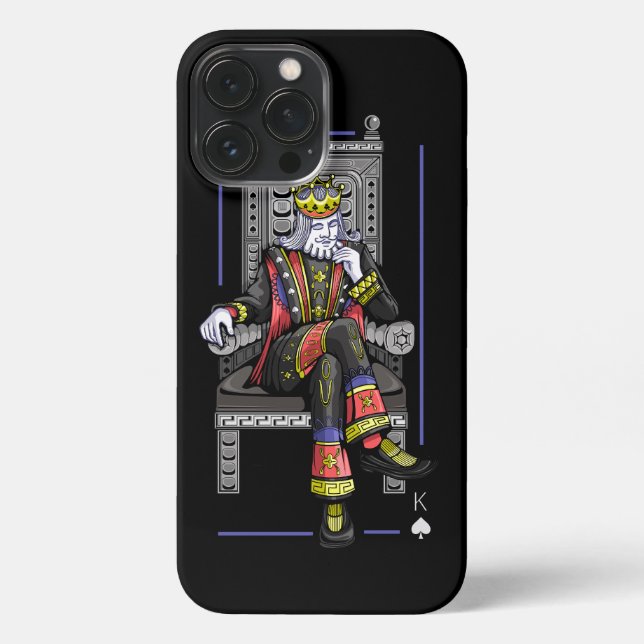 Funda Para iPhone King de la tarjeta (Reverso )