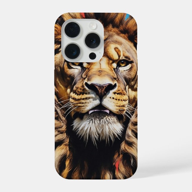 Funda para iPhone King’s Gaze Lion (Reverso )
