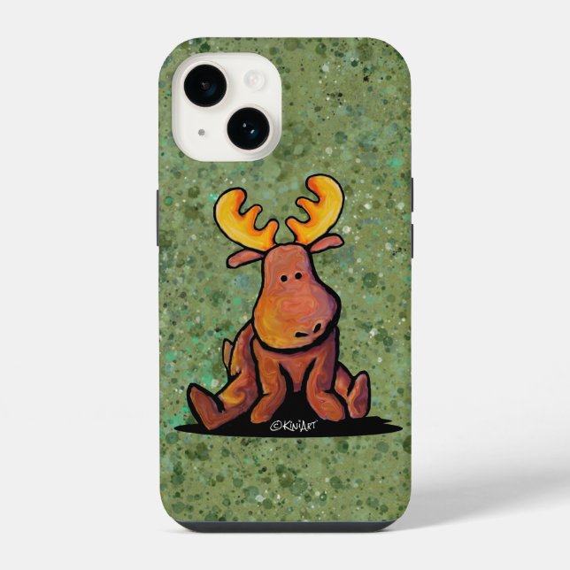 Funda Para iPhone KiniArt Alce Groovy (Reverso )