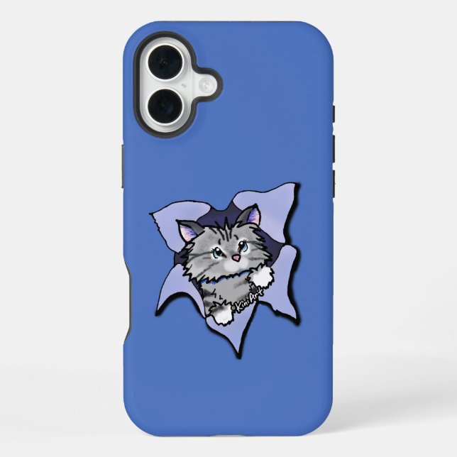 Funda Para iPhone KiniArt Kitty Blast (Reverso )