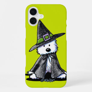 Funda Para iPhone 16 Plus KiniArt Westie Bruja
