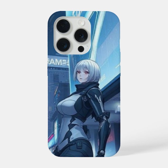 Funda Para iPhone Kira yashiro cyberpunk anime iphone case (Reverso )