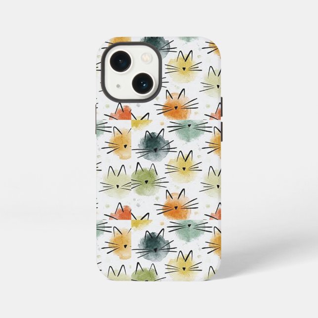 Funda Para iPhone Kitty Cat Tough Apple iPhone 13 mini Funda (Reverso )