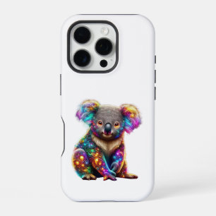 Funda Para iPhone 16 Pro "Koala Colorido Brillante - Arte de Vida Silvestre