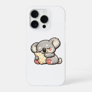 Funda Para iPhone 16 Pro Koala Dormido Adorable con Almohada