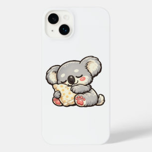 Funda Para iPhone 14 Plus Koala Dormido Adorable con Almohada