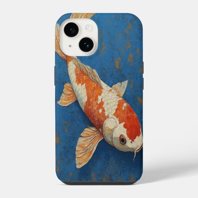 Funda Para iPhone 🐟 Koi Celestial (Reverso )