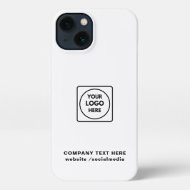 Kraft Style Custom Business Logo iphone case