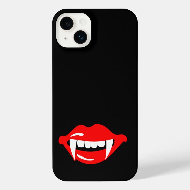 Funda Para iPhone La boca del vampiro (Reverso )