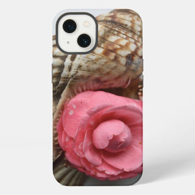 Funda Para iPhone La Camellia Y Las Conchas (Reverso )