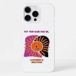 Funda Para iPhone 16 Pro Max La cara del sol sonriente imán