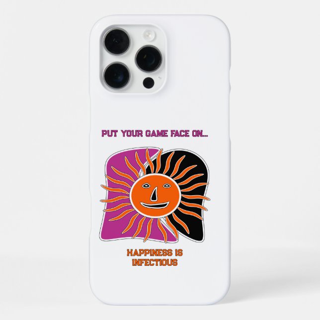 Funda Para iPhone La cara del sol sonriente imán (Reverso )