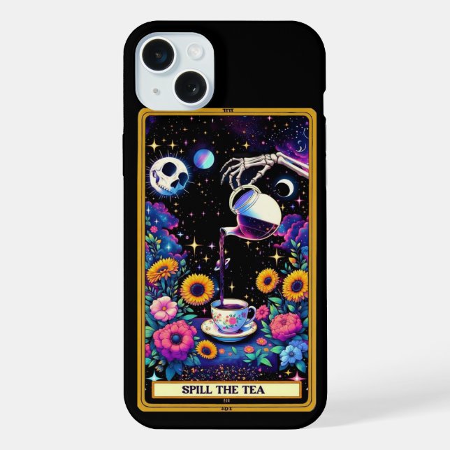 Funda Para iPhone La carta de tarot The Spill The Tea (Reverso )
