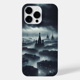 Funda Para iPhone 14 Pro Max La ciudad de la noche de la oscuridad