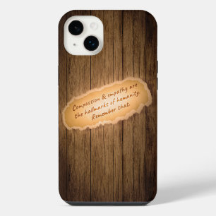 Funda Para iPhone 14 Plus La compasión y la empatía son los sellos distintiv