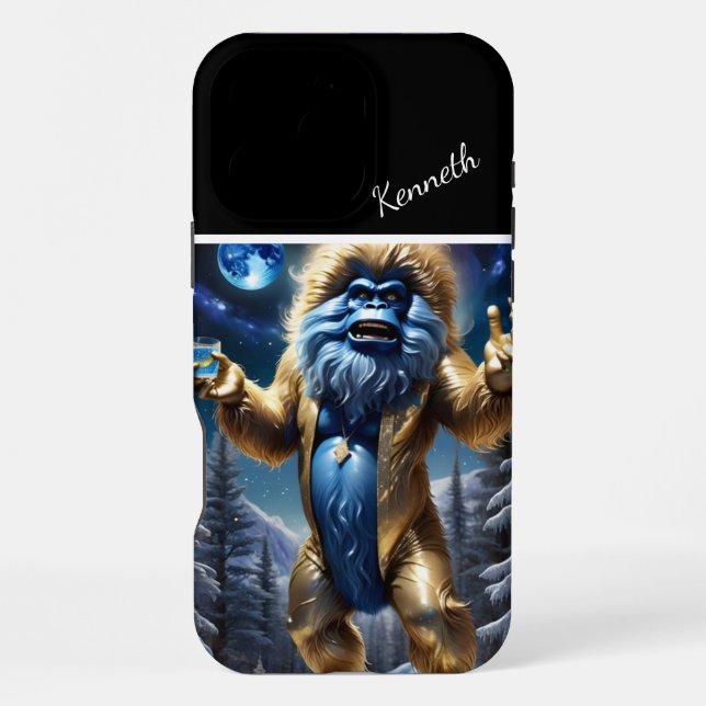 Funda Para iPhone La copa de la noche del Yeti Dorado (Reverso )