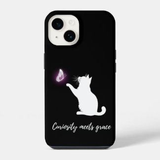 Funda Para iPhone 14 La curiosidad se encuentra con la gracia