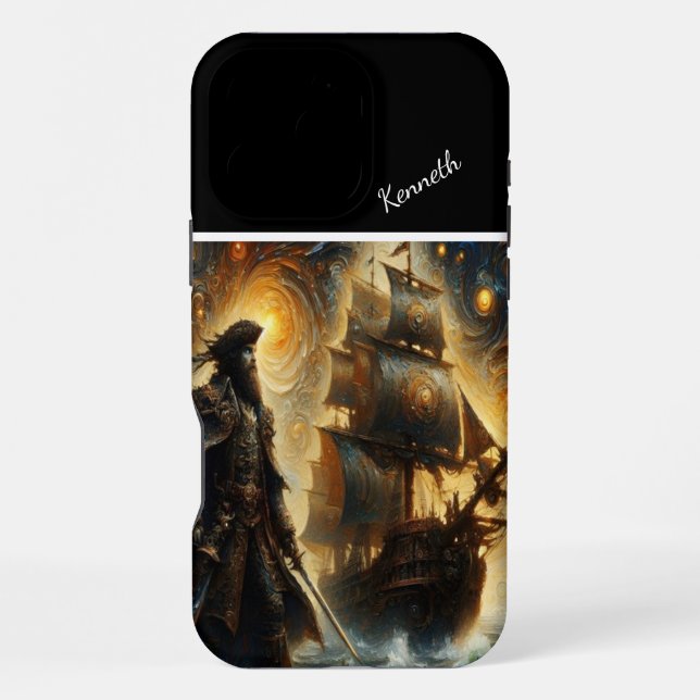Funda Para iPhone La despedida de un capitán (Reverso )