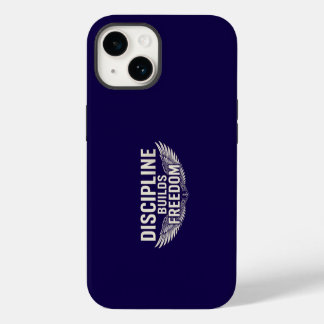 FUNDA PARA iPhone 14 LA DISCIPLINA CONSTRUYE LA LIBERTAD