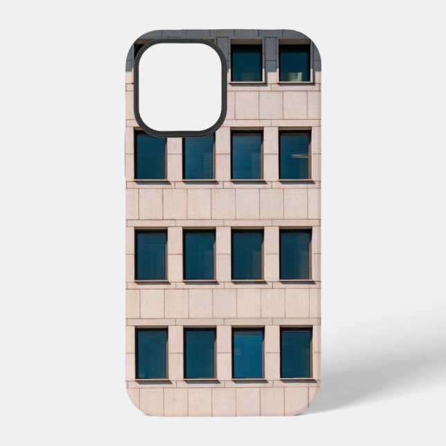 Funda Para iPhone La fachada del edificio moderno de forma rectangul (Reverso )