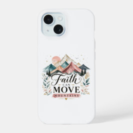 Funda para iPhone La Fe Mueve Montañas