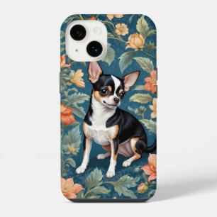 Funda Para iPhone 14 La floral inspirada por el cute chihuahua William 