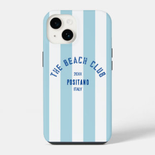 Funda Para iPhone 14 La franja azul de la cabaña de The Beach Club Cres