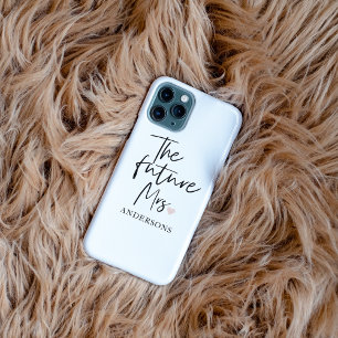 Funda Para iPhone 11Pro Max La futura señora y su nombre   Regalo moderno de b