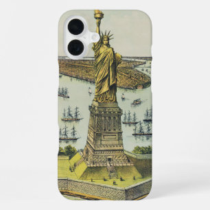 Funda Para iPhone 16 Plus La Gran Estatua de Bartholdi, Estatua de la Libert