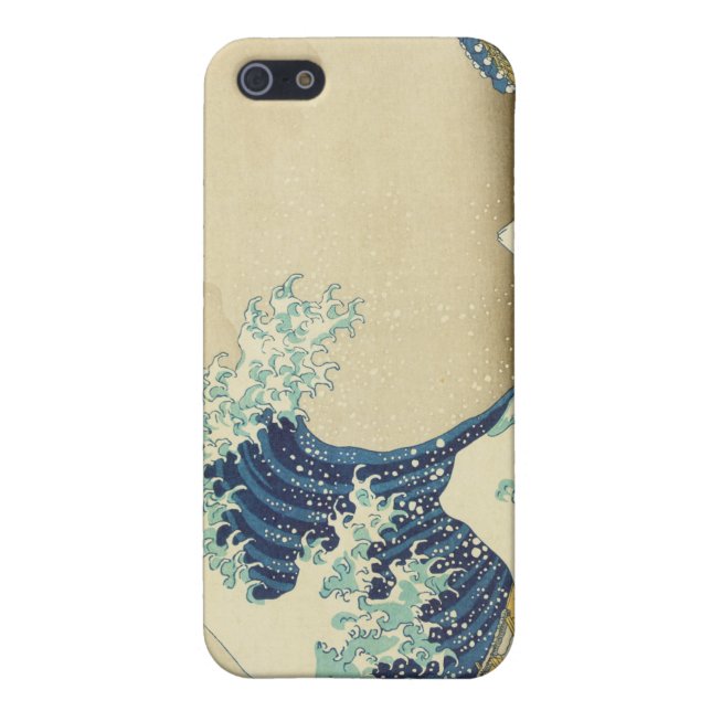 Funda Para iPhone La gran onda de la orilla de Kanagawa (Atrás)