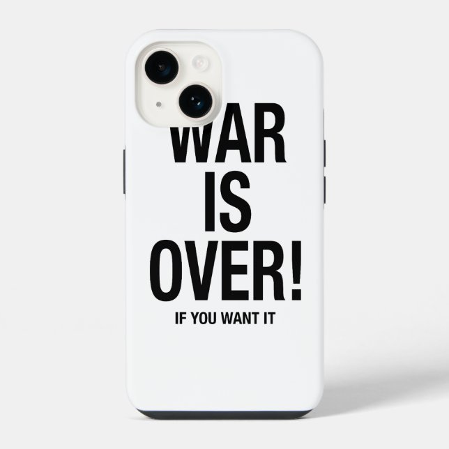 Funda Para iPhone La guerra terminó (Reverso )
