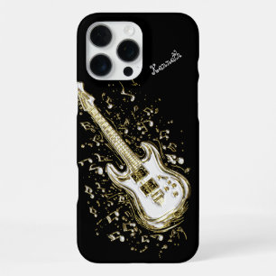 Funda Para iPhone 16 Pro Max La guitarra vibrante ilumina el escenario