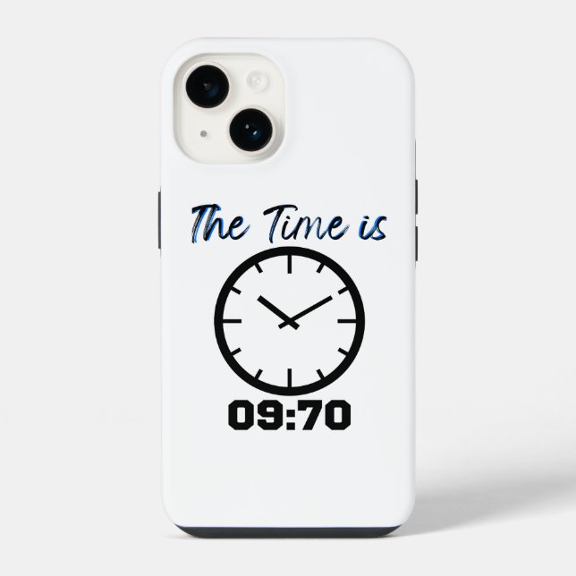 Funda Para iPhone La hora es 09_70.w (Reverso )